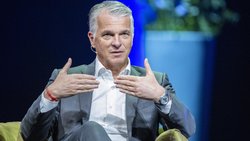 Der CEO der UBS, Sergio Ermotti anlaesslich des Swiss Media Forum vom Donnerstag, 23. Mai 2024im KKL in Luzern. (KEYSTONE/Urs Flueeler)