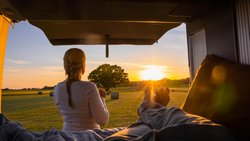 Der Kapitalbezug ermöglicht Reiseträume, zum Beispiel mit einem Campervan.