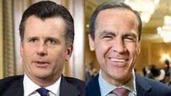 Rivalen: Philipp Hildebrand (l.) und Mark Carney.
