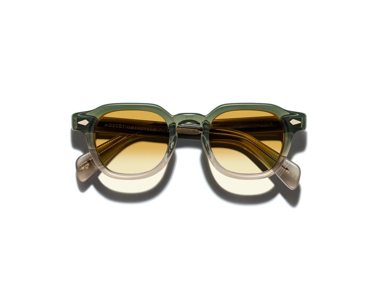 Sonnenbrille Dolt Sun, hand­gefertigt aus Acetat, von Moscot, 410 Fr.