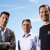 Winning Team: Lars Mangelsdorf, Thomas Inhelder und Philippe Sahli (v.l.) von Yokoy.