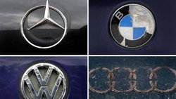 Ramponiert: Deutsche Autohersteller stehen in der Kritik.   Keystone