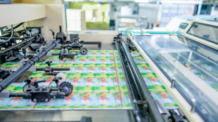 Hightech-Nötli: Für die hohe Sicherheit der Frankennoten sind zehn Produktionsschritte nötig.