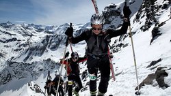 «Unvergessen»: Carsten Schloter (v.) an der Patrouille des Glaciers 2010.