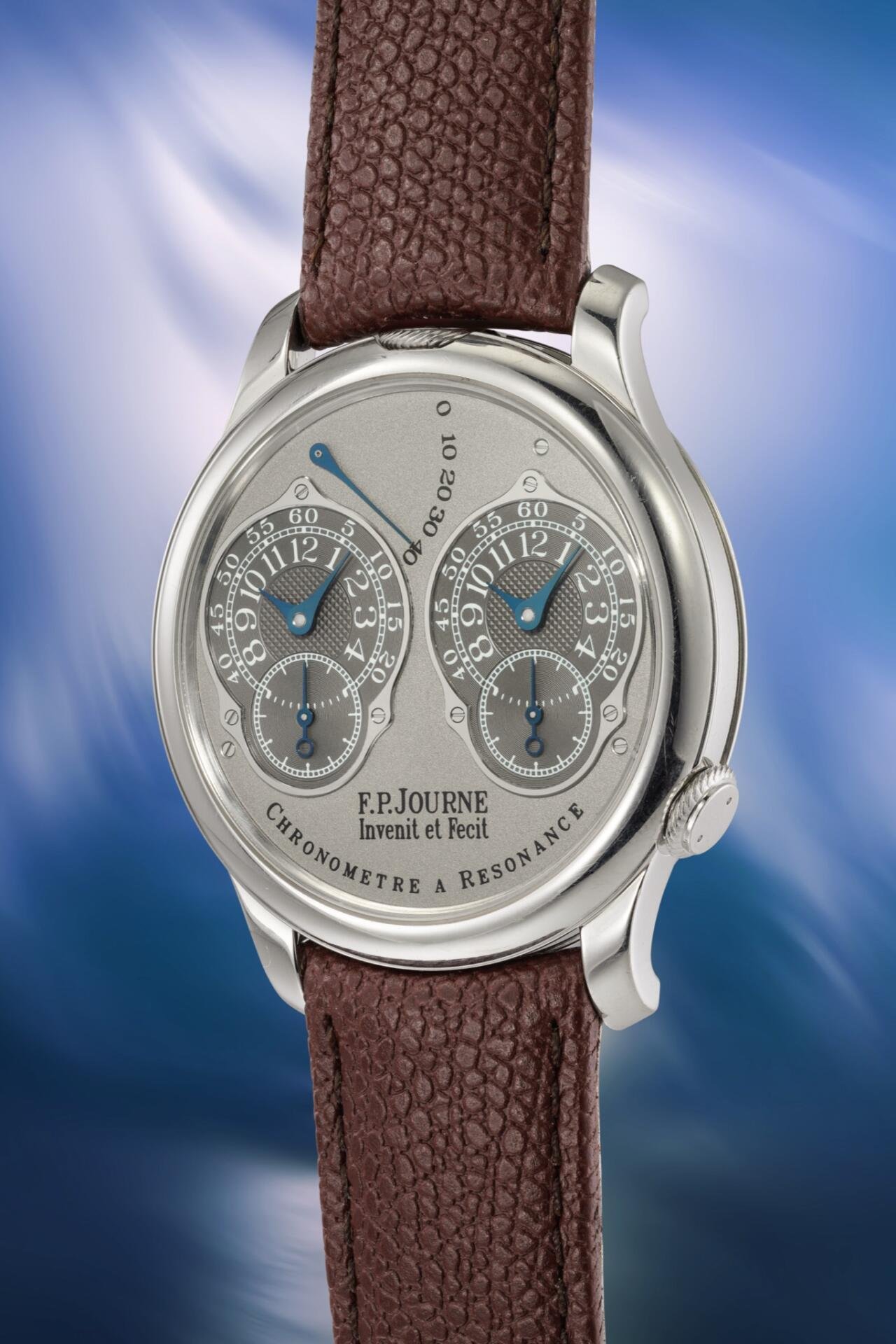 Chronometre à Resonance «Pisa» von&nbsp;F.P.Journe: Die Uhr wurde&nbsp;2009 für den legendären Mailänder Uhrenhändler Pisa hergestellt und ist eine auf fünf Stück limitierte Sonderedition. Schätzpreis:&nbsp;450’000 bis 900’000 Fr.