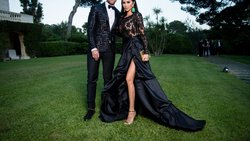Philipp Plein: Der Designer mit Morgan Osman an einer Gala in Cannes.