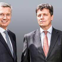 Zuversichtlich gestimmt: Barry-Callebaut-Präsident Patrick De Maeseneire (l.) und -CEO Antoine de Saint-Affrique.