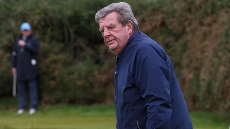Johann Rupert, Verwaltungsratspräsident und Grossaktionär von Richemont, bei einem Golfturnier in Schottland im Oktober 2025.