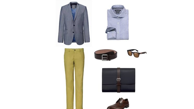 Business-Outfit für den Mann: Der Look ist modisch und unaufdringlich zugleich ist. PR