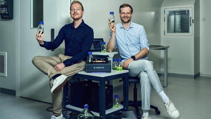 Immer schön cool bleiben: Die Corintis-Gründer Remco van Erp (links) und Sam Harrison räumen zum zweiten Mal den Top-Preis ab.