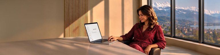 Sunrise Business Bild Textbox KI generiert und vom Kunden zur Verfügung gestellt 