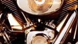Das Herz von Harley-Davidson: legendärer V-Motor einer Fatboy.
