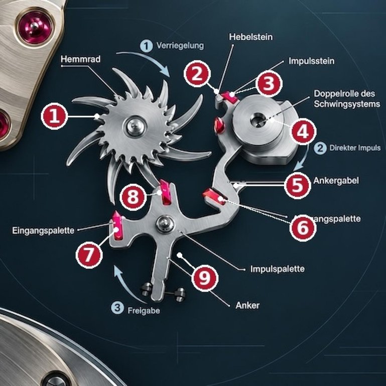 Die Hemmung: Geschichte und Entwicklung des Herzstücks der
mechanischen Uhr