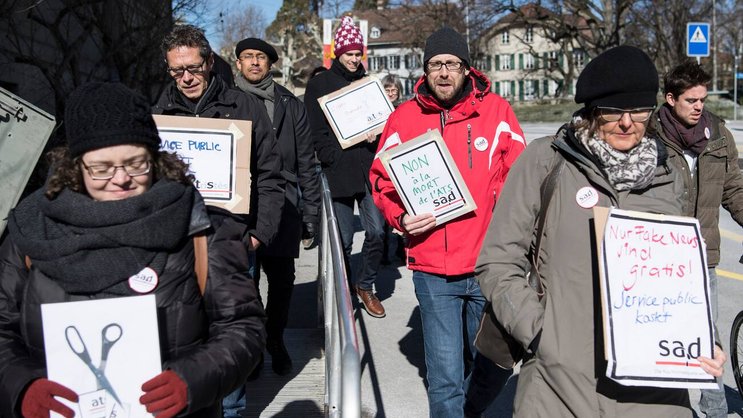 Konflikt: Die Belegschaft der Nachrichtenagentur SDA wehrt sich gegen den Abbau von 35,6 der 150 Vollzeitstellen.