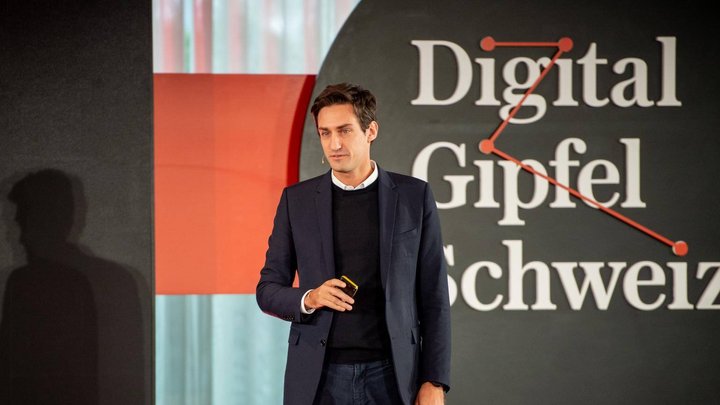 Guillaume Pousaz am Digital Gipfel Schweiz - Bild LInkedin