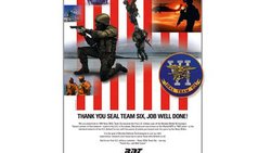 «Danke, Seals»: Inserat von Beretta.
