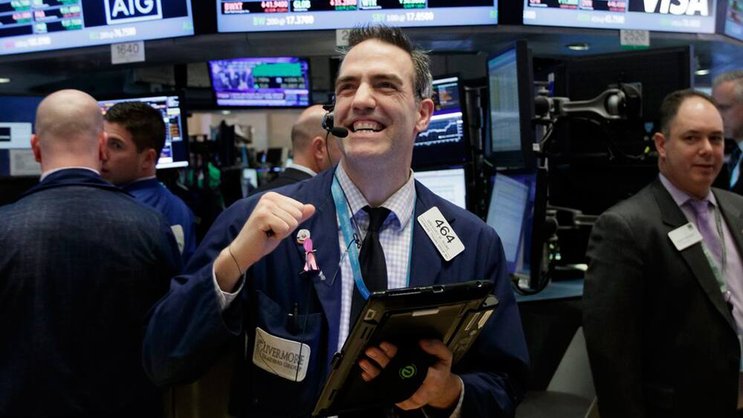 Wall Street: Der Dow Jones steht dank Trump auf einem neuen Hoch. Keystone