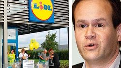 Unterstützung von der Insel: Lidl-Schweiz-Chef Matthias Opitz.