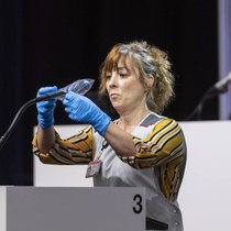 Das Pult wird nach jeder Rednerin und jedem Redner desinfiziert: Der National- und Ständerat trifft sich diese Woche zur Corona-Session nicht im Bundeshaus, sondern in den Messehallen der Bernexpo.