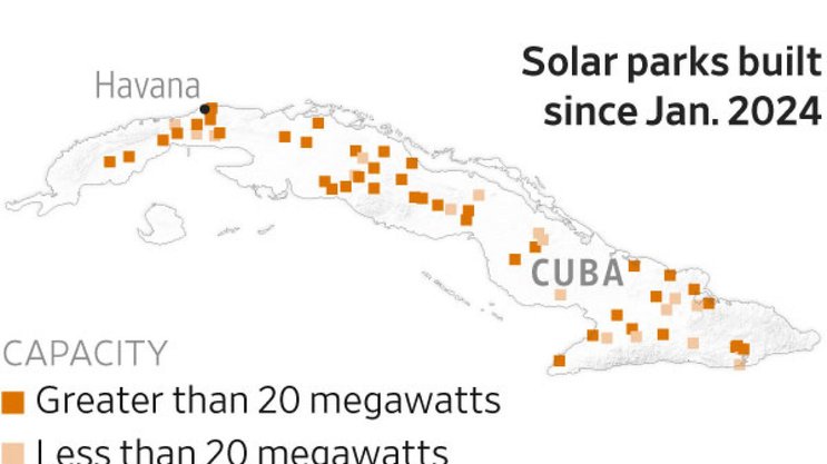 Seit Januar 2024 errichtete Solarparks
