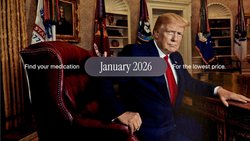 US-Präsident Donald Trump inszeniert sich zum baldigen Start von TrumpRx.gov als Grandpa der Nation.