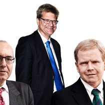Exodus: Im Herbst 2017 löste René Buholzer (mitte) den langjährigen Chef Thomas Cueni (l.) ab. Es folgten mehrere Abgänge, nun geht auch der in Bern bestens vernetzte Bruno Henggi.