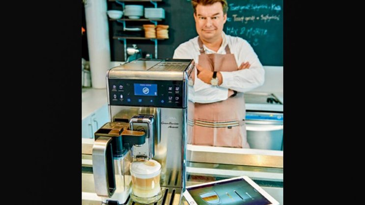Die Saeco GranBaristo Avanti im Crash Test. Gerry Nitsch