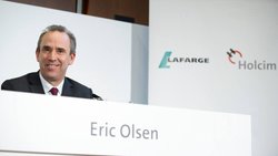Eric Olsen: Seine Ernennung zum CEO von Lafarge/Holcim trieb die Holcim-Aktie.Keystone