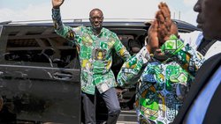 Ein Mann im Wahlkampf: Tidjane Thiam will 2025 für die Demokratische Partei der Elfenbeinküste PDCI an den Präsidentschaftswahlen in seinem Heimatland antreten
