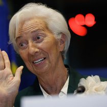 epa13268872 European Central Bank (ECB) President Christine Lagarde testifies before the European Parliament Committee on Economic and Monetary Affairs during an exchange of views in Brussels, Belgium, 28 September 2026. EPA/OLIVIER MATTHYS