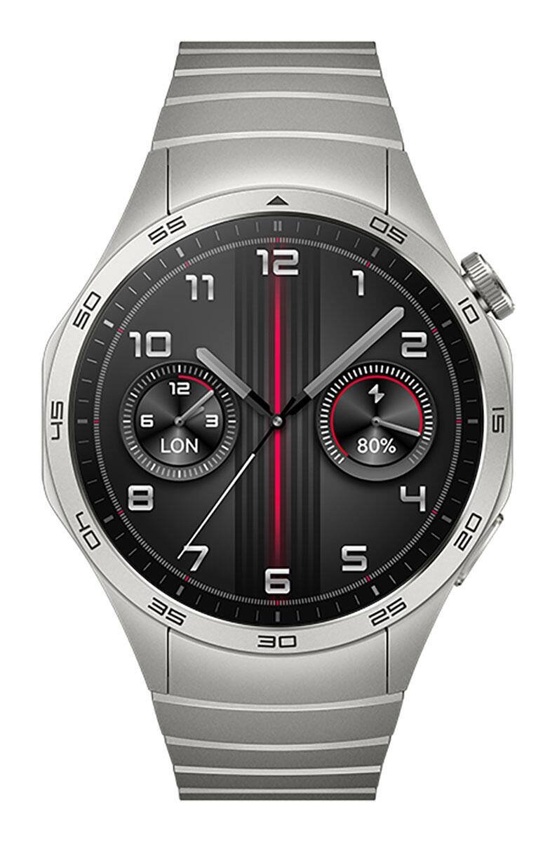 Smart, but nice: Die GT4 von Huawei mit Stahlband für 349 Franken.