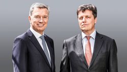 Zuversichtlich gestimmt: Barry-Callebaut-Präsident Patrick De Maeseneire (l.) und -CEO Antoine de Saint-Affrique.