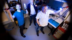 Innovativ: Felix Schill, Igor Martin und Alexander Bahr (von links) bereiten der Unterwasser-IoT-Revolution den Weg.