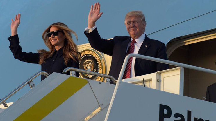 Donald und Melania Trump: Ihr Lebensstil kommt US-Amerikaner teuer zu stehen. Keystone