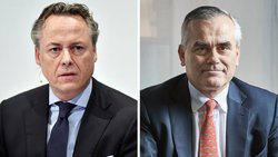 Der eine kam überraschend, der andere abrupt: Ralph Hamers (UBS, l.) und Thomas Gottstein (CS) wollen den Niedergang der Schweizer Grossbanken aufhalten.