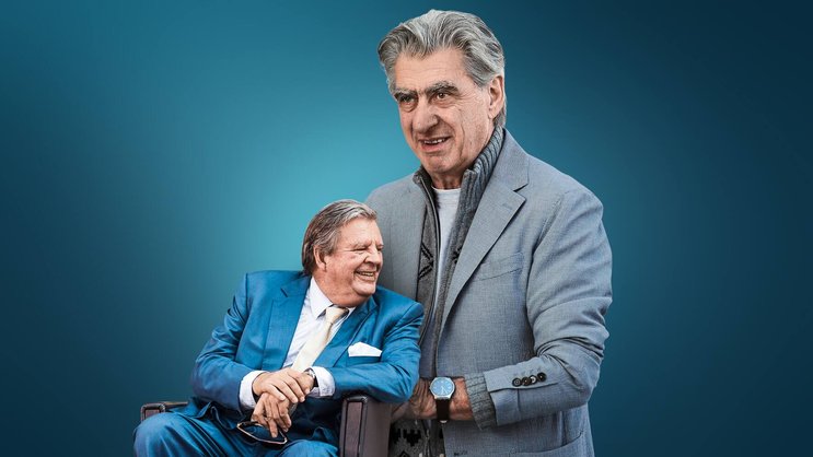 Kein Grund zur Besorgnis: Swatch-Chef Nick Hayek (r.) und Richemont-Präsident Johann Rupert dürften das Schlimmste bald überstanden haben.