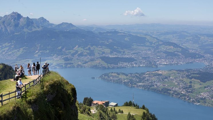 Rigi: Nur Hongkong ist wettbewerbsfähiger als die Schweiz. Keystone