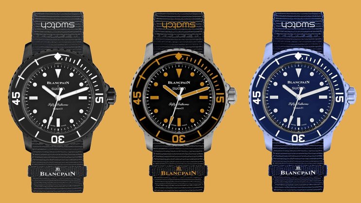 Blancpain x Swatch: So könnten die Fifty Fathoms aussehen.