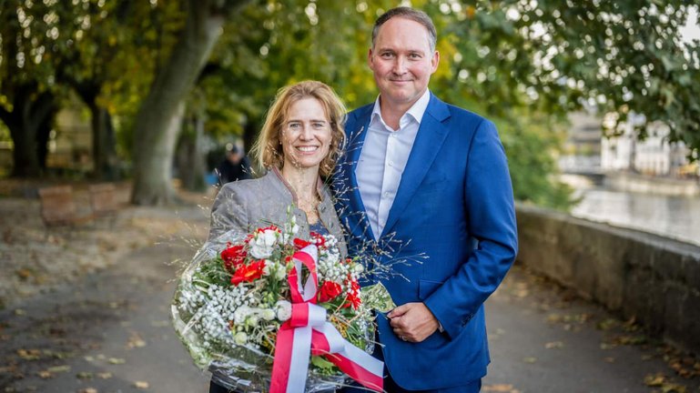 Monika Vollmer Michel und Simon Michel.
