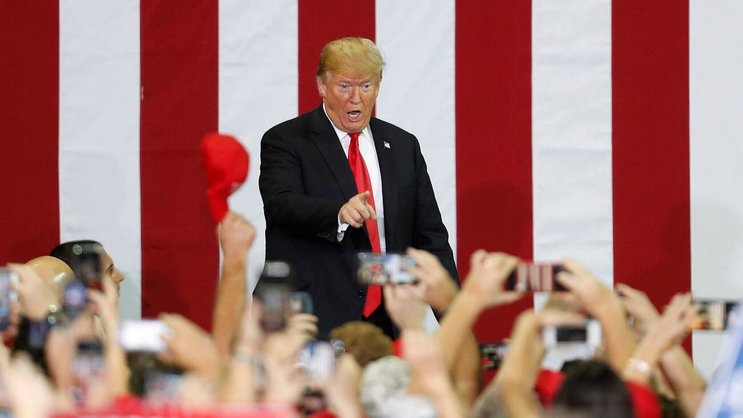 US-Präsident Trump: Die «midterm elections» werden zur Feuerprobe seiner Politik.