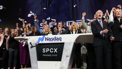 Riesen Jubel an der Nasdaq-Börse in New York.