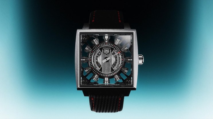 TAG Heuer bringt die Monaco Speed 12 heraus: Eine Uhr mit zwölf rotierenden Kolben, die die Stunden anzeigen.
