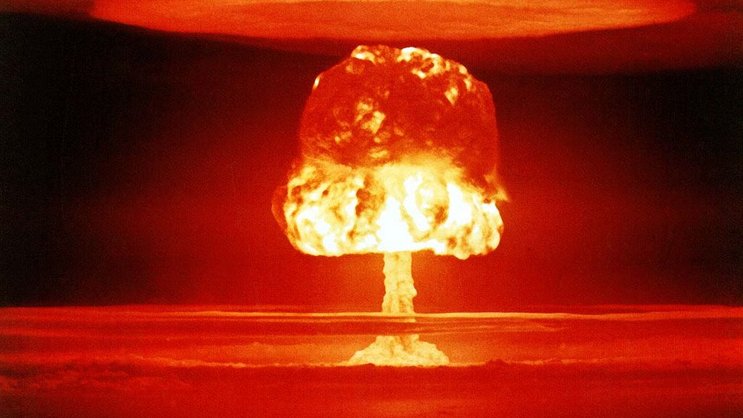 Eine thermonukleare Bombe mit der Sprengkraft von 11 Megatonnen TNT.