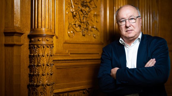 Foto: Thomas Meier. Bern, 27.04.23. Pierre-Yves Maillard im Sobli Interview.