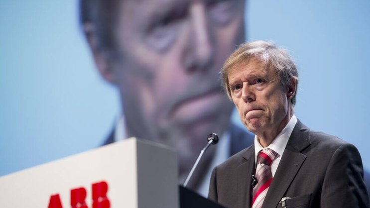 Seit 2007 präsidiert Hubertus von Grünberg die ABB. Keystone