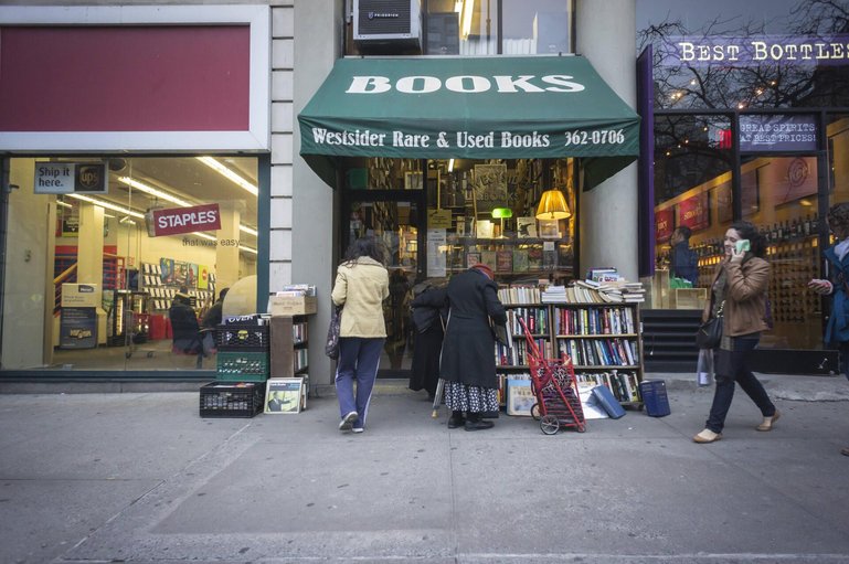 Booksellers in New York reported to be thriving File image Westsider Rare and Used Books an indepe