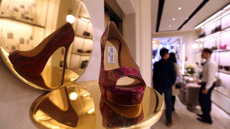 Schuhe von Jimmy Choo: Anleger sollen durch Expansion in Asien gelockt werden.Bloomberg