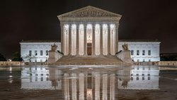 Das Gebäude des Obersten Gerichtshofs in Washington, D.C. 