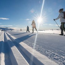 Langlauf am Skeikampen.