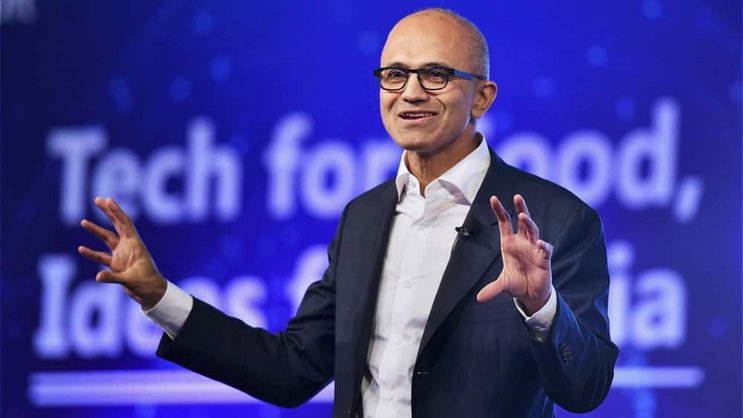 Chef Nadella: Microsoft will mit Linkedin weiter wachsen. Keystone